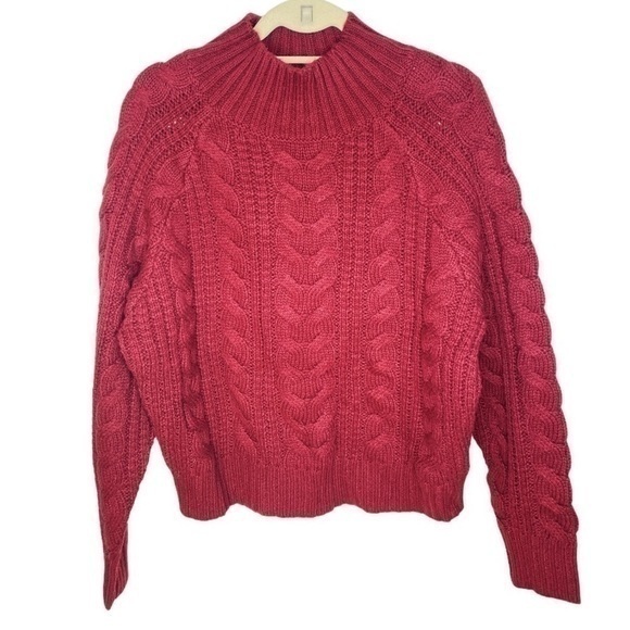 A New Day Target Red Knit Sweater Size Large - Picture 1 of 2